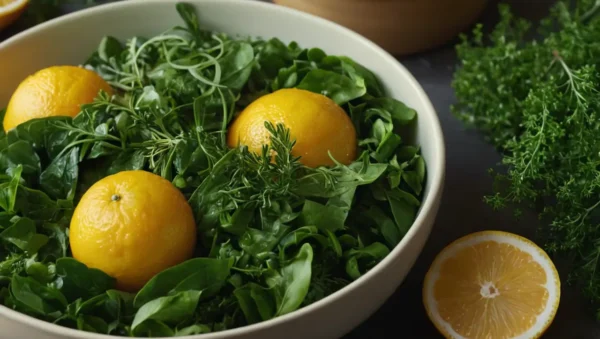 vinagreta de citricos con tomillo