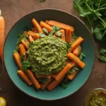 zanahorias asadas con pesto de zanahoria